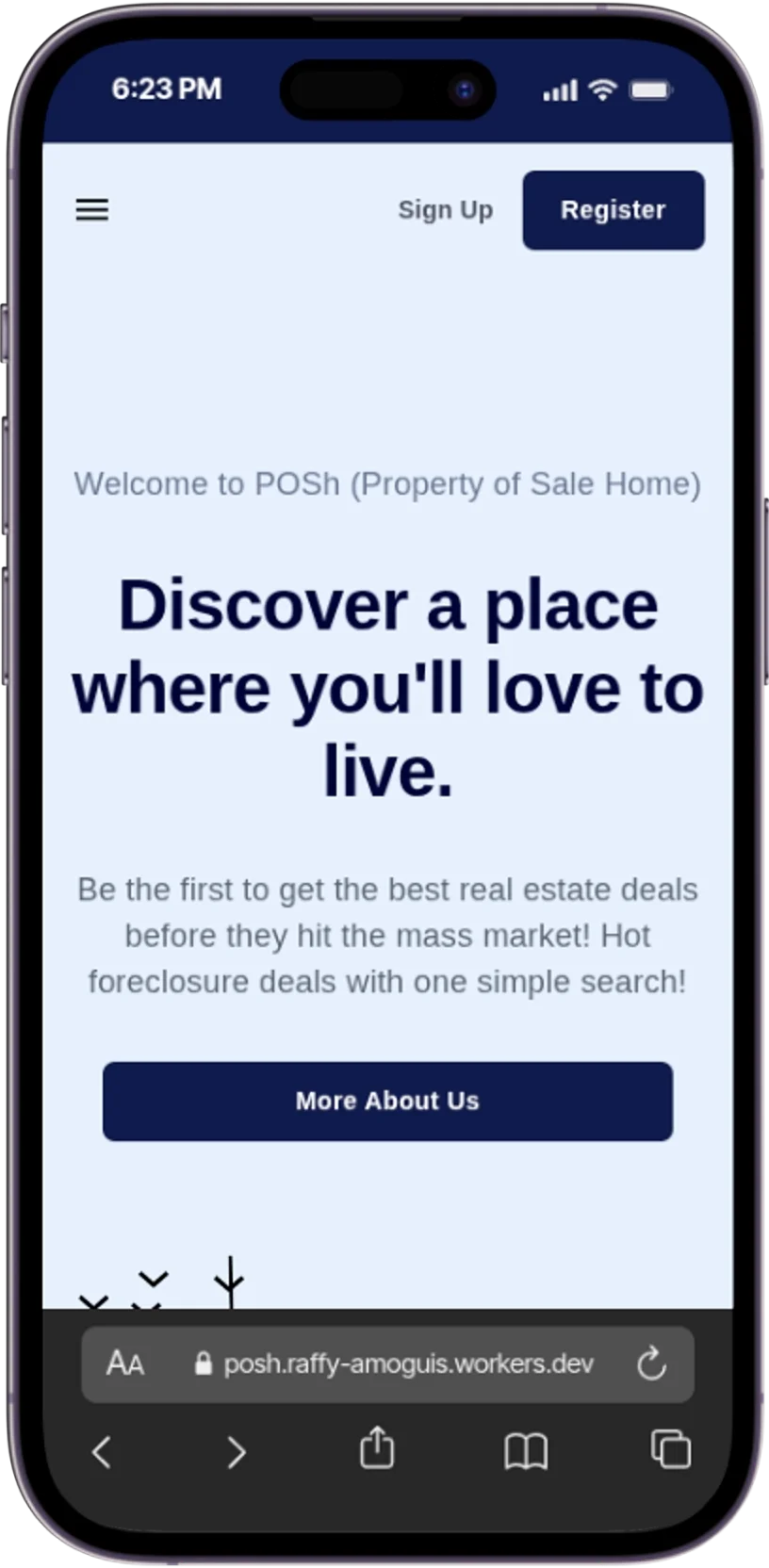 Posh on mobile